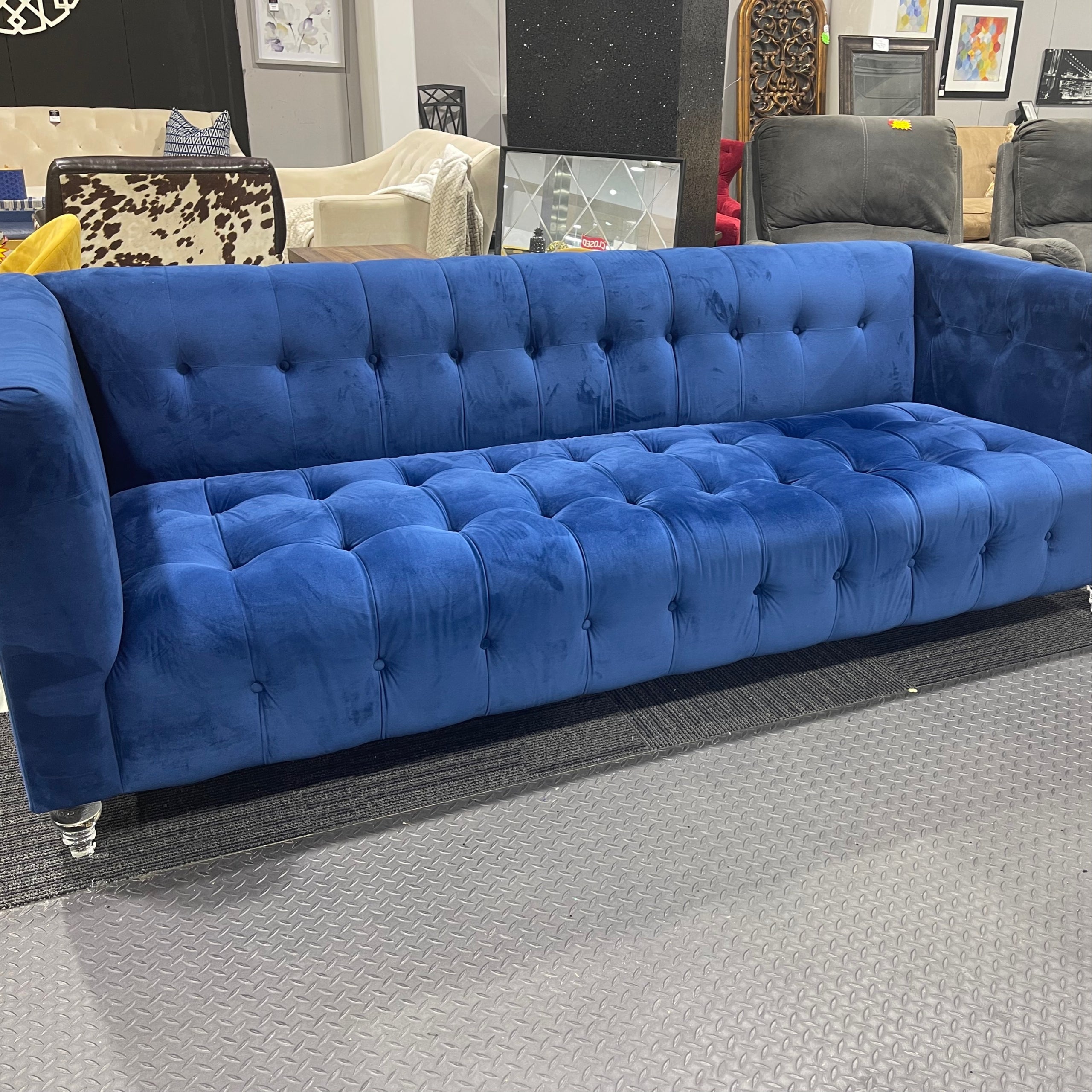 Everby Chesterfield Tufted Sofa ReStaged Vintage Decor & Interior Styling